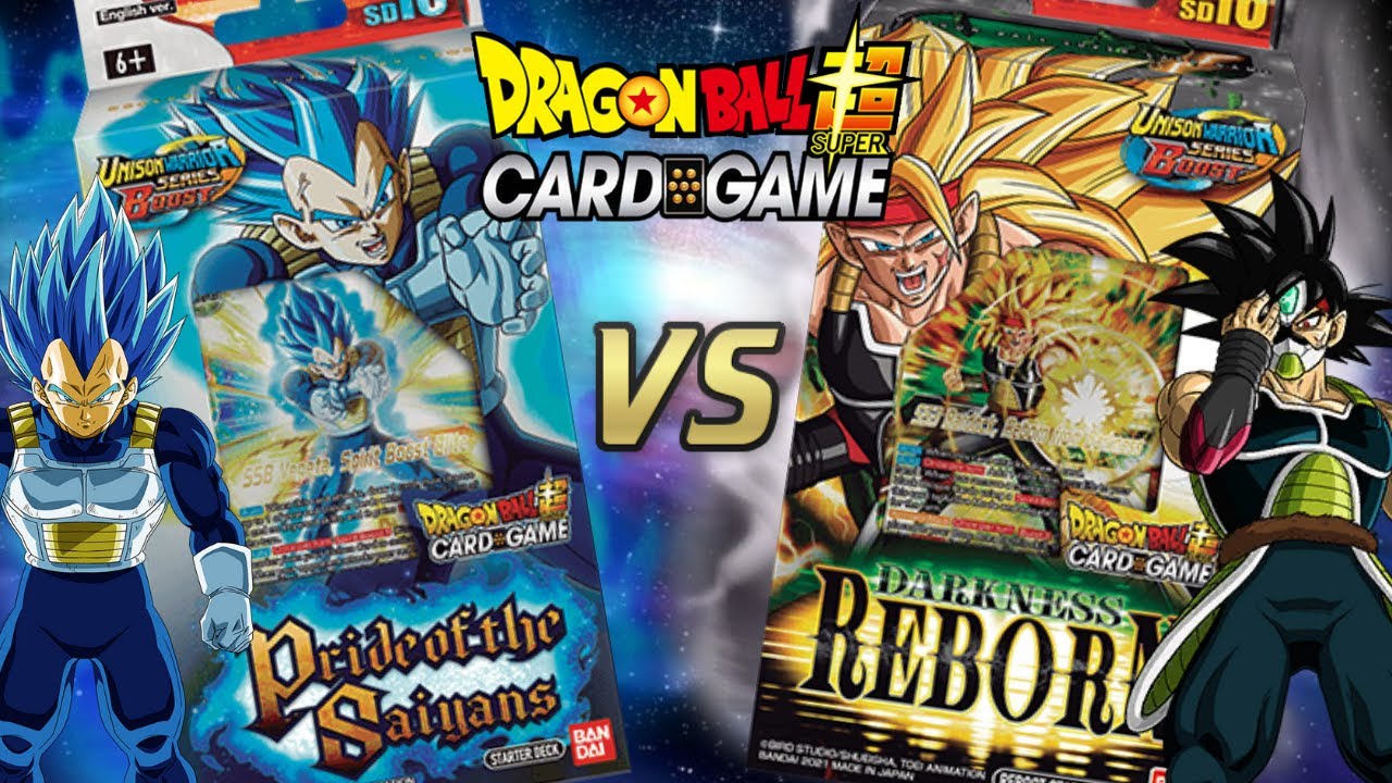 THE BEST STARTER DECK BATTLE! VEGETA  VS MASKED SAIYAN (Dragon Ball Super Card Game)