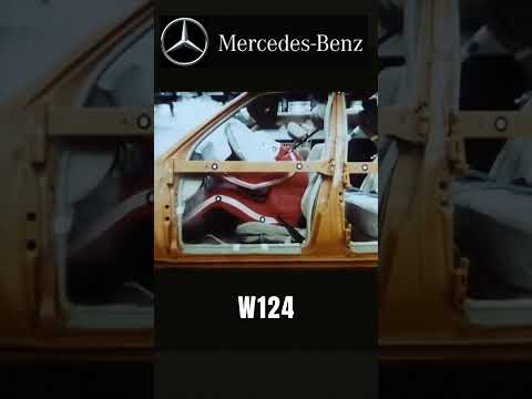 Mercedes-Benz W124 Crash test #mercedes #mercedesbenz #w124 #mercedesw124 #classiccars #shortsvideo