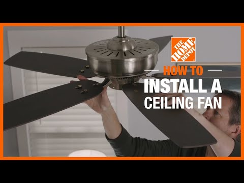 How to Install a Ceiling Fan 