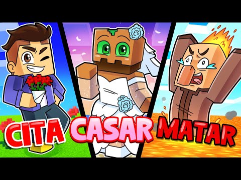 CITA, CASAR o MATAR en Minecraft!