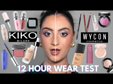 KIKO VS WYCON 12 HOUR Wear Test on Unfiltered Textured Skin | Italian Makeup Review