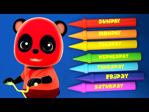 Days Of The Week Song & More Kids Learning Videos with Baby Bao Panda