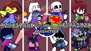 FNF Termination but UNDERTALE and DELTARUNE Character Sings It