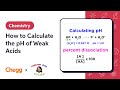 Weak Acid Calculations and Concepts