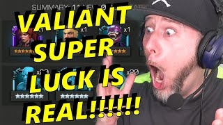 THE VALIANT SUPER LUCK IS REAL in Marvel Contest of Champions