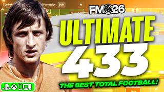 BROKEN Total Football 433 FM26 Tactic! 5.4 GPG + Unbeaten | Best FM26 Tactics