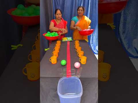 Ball roll Cup drop Challenge #shorts #challange