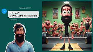Anatoliy gym-prank edition / Pixar Disney ai posters animation