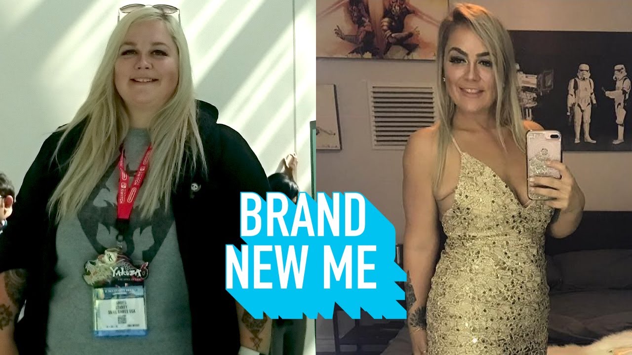 Gamer girl loses 150lbs in a year - brand new me