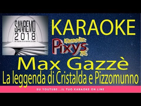 Max Gazzè – La leggenda di Cristalda e Pizzomunno Karaoke Sanremo 2018