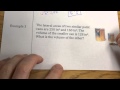 Surface Area and Volume Ratios