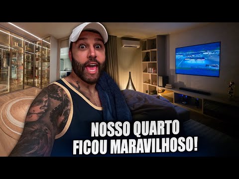 MUDAMOS PRO NOSSO QUARTO REFORMADO! FICOU MARAVILHOSO 🤩