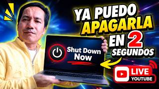🔇APAGA tu LAPTOP en 2 segundos - SiN ESPERAR 😱