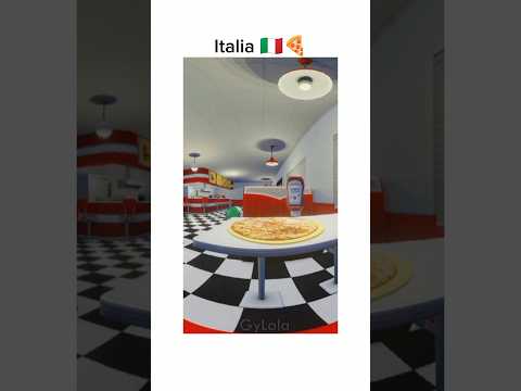 Italia 🇮🇹🍕 #countryballs #humor #polandball #animación #3d #paises #italia