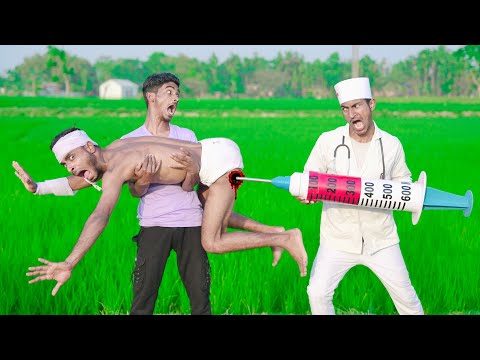 Must Watch Funniest Fun Police Doctor Comedy Video 2024 Injection Funny Video 2024 Ep 80 @funtv22