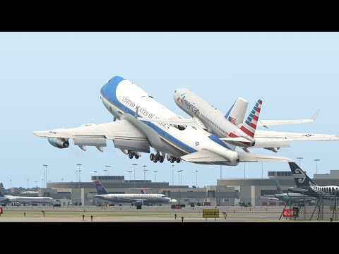 Air Force One Rescued And Towed Boeing Boeing 737