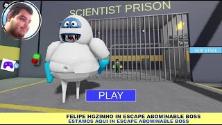 JOGANDO ESCAPE ABOMINABLE BOSS AQUI NO ROBLOX
