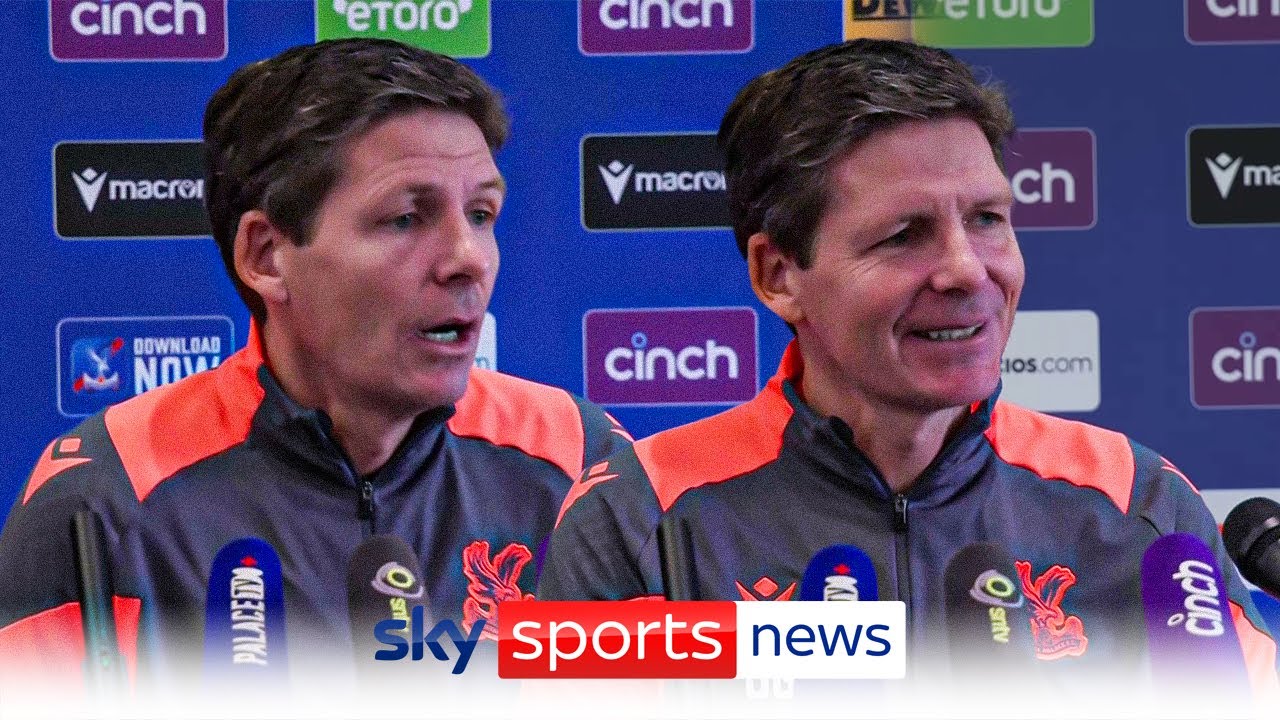 Oliver Glasner’s first press conference as Crystal Palace manager