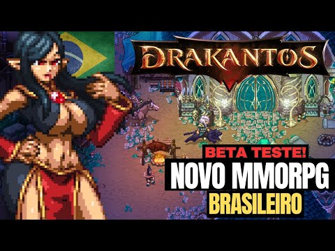DRAKANTOS | BETA TESTE FINALMENTE 😱 FAÇA ISSO SE QUISER JOGAR ESSE NOVO MMORPG BRASILEIRO INCRÍVEL!