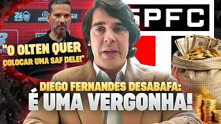 EXCLUSIVO! DIEGO FERNANDES DESABAFA SOBRE POLÍTICA DO SÃO PAULO, VOTAÇÃO DE OLTEN E FALA SOBRE SAF!