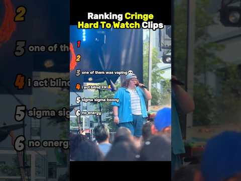 Ranking worst cringe clips.                     #ranking #cringe #tiktok #usa