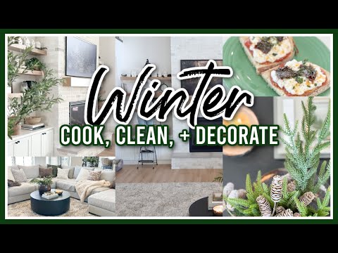 WINTER COOKING, CLEANING, + DECORATING 2024