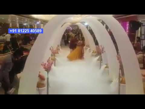 #Pot Dry Ice Fog | Magical Pillar #Bride #Entry Concept Rent & Sales +91 81225 40589