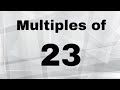 Understanding Multiples of 23