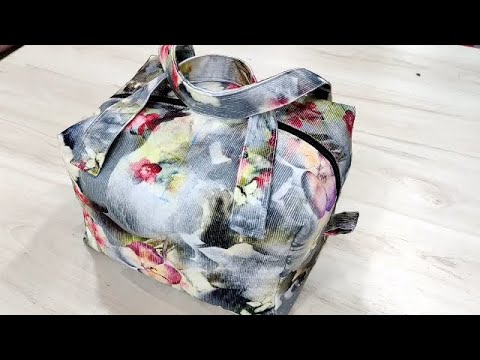 Bag making at home | bag banane ka tarika | pouch, bag cutting and  stitching |😍 - YouTube