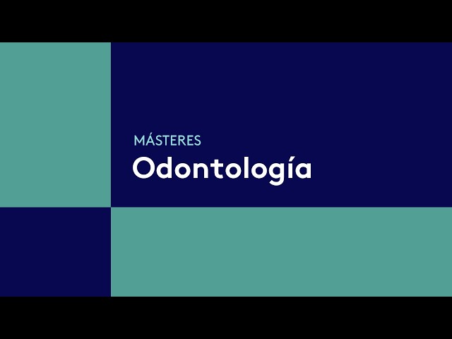 Máster - Área Odontología