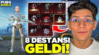 YENİ GELEN 8 DESTANSIYI ÇIKARDIM VE OYNADIM - PUBG MOBİLE