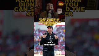KENNY DILLINGHAM DIDN'T KNOW YOU CAN SHORTENED THE 4TH QUARTER CLOCK?