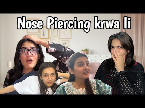 Ghr walon ka Reaction | Bataye bagair Nose Piercing | Zainab Faisal | Sistrology