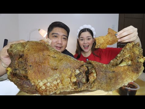 1 WHOLE CRISPY PATA MUKBANG
