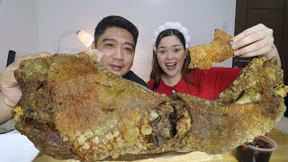 1 WHOLE CRISPY PATA MUKBANG