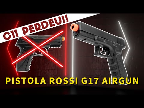 Mais forte que a C11!! Pistola Rossi G17 4.5mm e 6mm