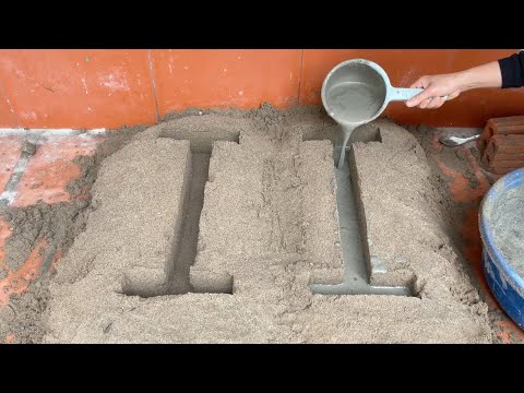 Amazing Idea   Making A Coffee Table Out Of Recycled Pallet Wood    Cement Craft Ideas