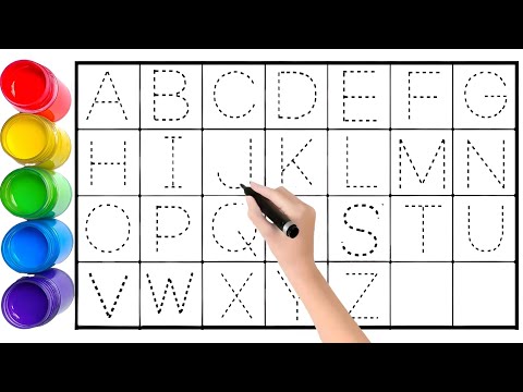 "ABC Letters Coloring & Writing Practice Fun Learning for Kids"Sing Along ABC Song + Draw Letters.