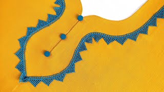 Very stylish and easy neck designs cutting ✂️ and stitching