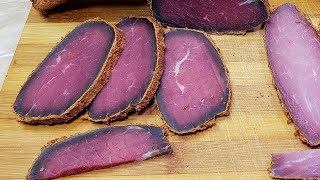 БАСТУРМА (BASTURMA) ПО-АРМЯНСКИ Очень простой и вкусный рецепт! Вяленое мясо.
