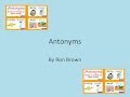 Understanding Antonyms