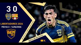 ⚽ [BEN 1x1 #280] BOCA 3 - BARCELONA 0 | ANÁLISIS 1x1 EN VIVO DE LA BOMBONERA