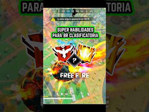 las MEJORES HABILIDADES para BR CLASIFICATORIA en FREE FIRE 2023 - MEJORES HABILIDADES 2023