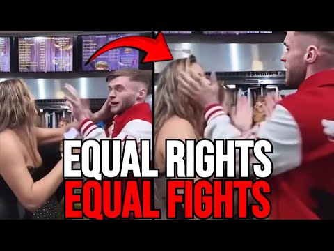 Woman Gets SLAPPED BACK After Slapping A Man First