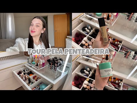 TOUR PELA MINHA PENTEADEIRA! 💄💗 mostrei tudo em detalhes