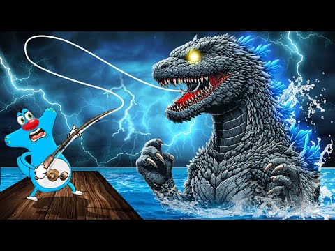 Roblox Oggy Cought Godzilla Find In Fishing Go With Jack