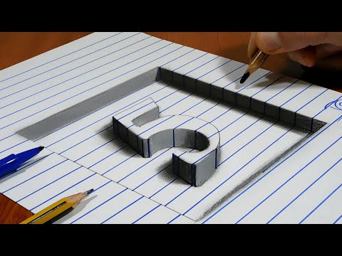 3D Trick Art On Line Paper, Number 5