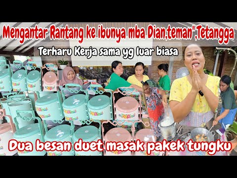 MASAK GEDEN PART 3‼️MENGANTAR RANTANG KE RUMAH IBUNYA MBA @DianBara , TEMAN" DAN TETANGGA