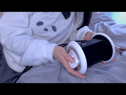 ASMR Whisper Japanese Onomatopoeia Trigger Words for Sleep (ear blowing, touching) 😴 オノマトペ囁き