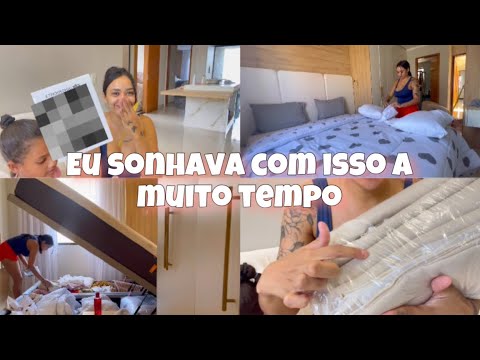 MAIS UMA CONQUISTA | A CORTINA DA SHOPEE CHEGOU | CAMA POSTA NOVA